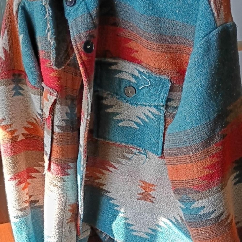 Colorful Southwestern Pattern Jacket - Picture 4 of 4